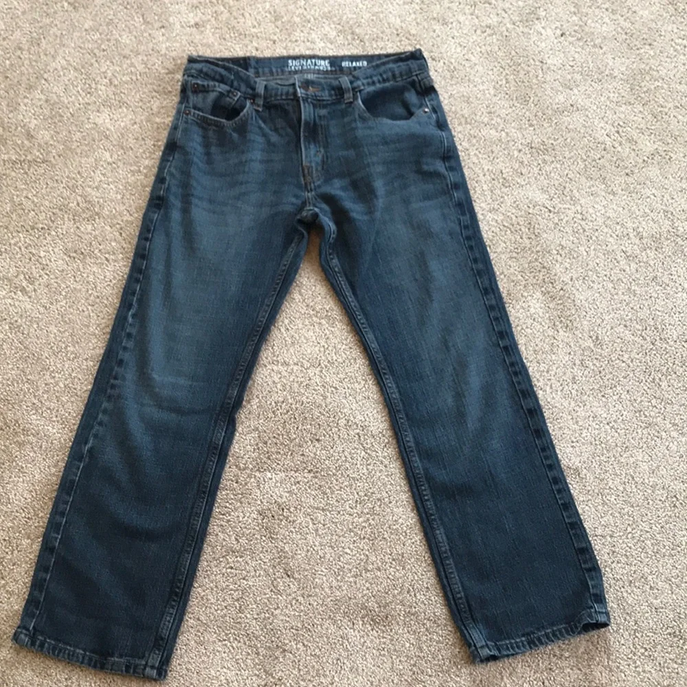 Levi Strauss Signature Relaxed Fit Denim Jeans